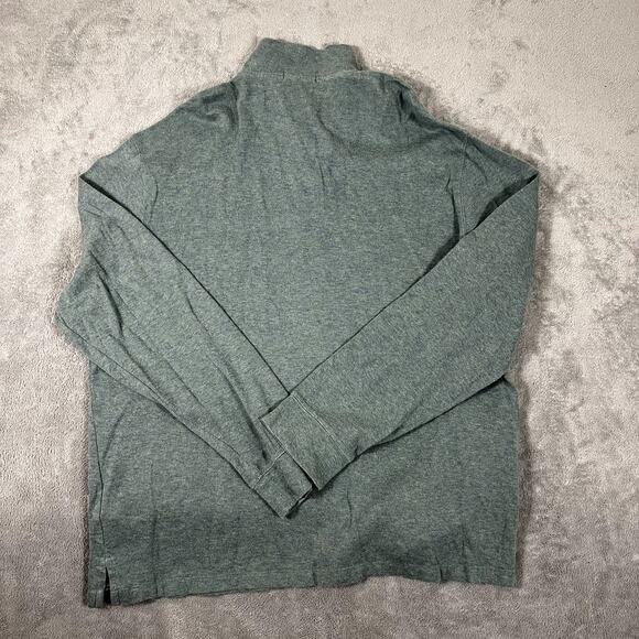 Polo Ralph Lauren Gray Quarter Zip Estate Rib Sweater Men's XL Preppy - Picture 5 of 9
